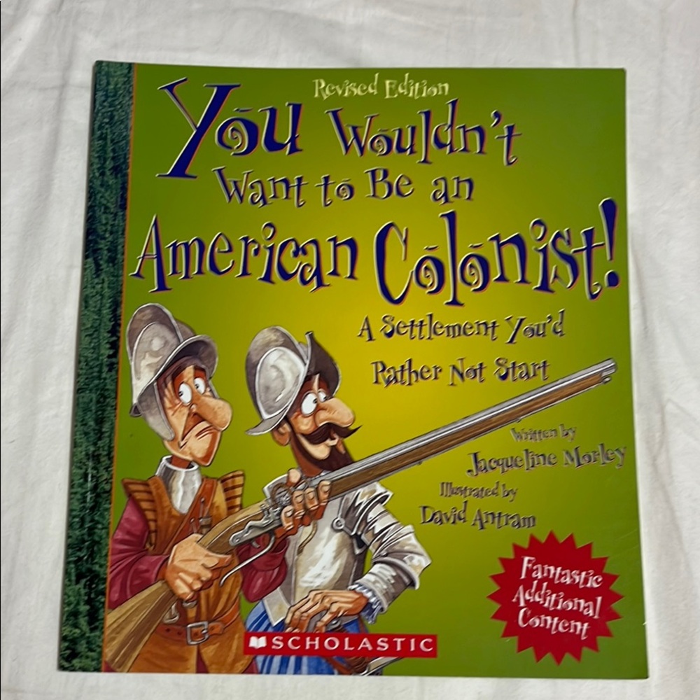 Scholastic  'American Colonist' Children's History Book
